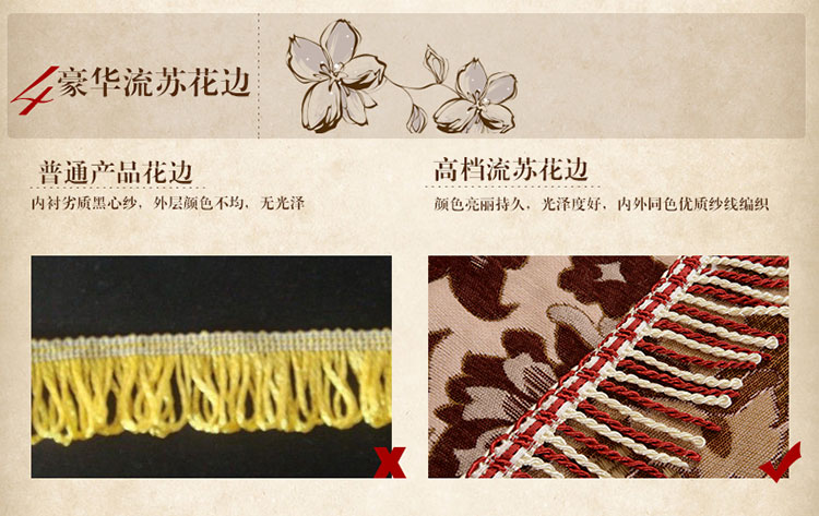 月和家思 欧式全盖沙发套防滑真皮沙发罩全包沙发巾加厚定做 情迷菊园 四人位180*360cm