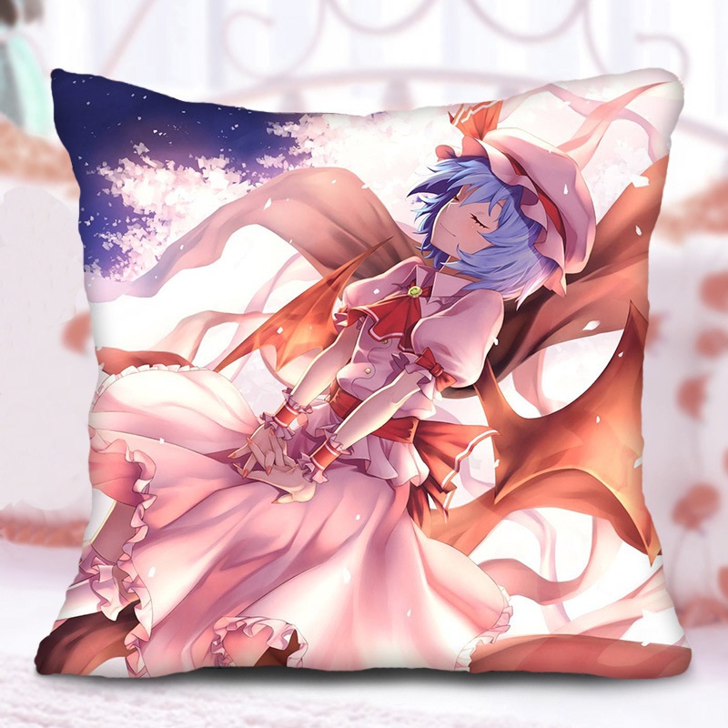 东方project抱枕 东方幻想乡博丽灵梦大小姐动漫宅男女二次元抱枕头