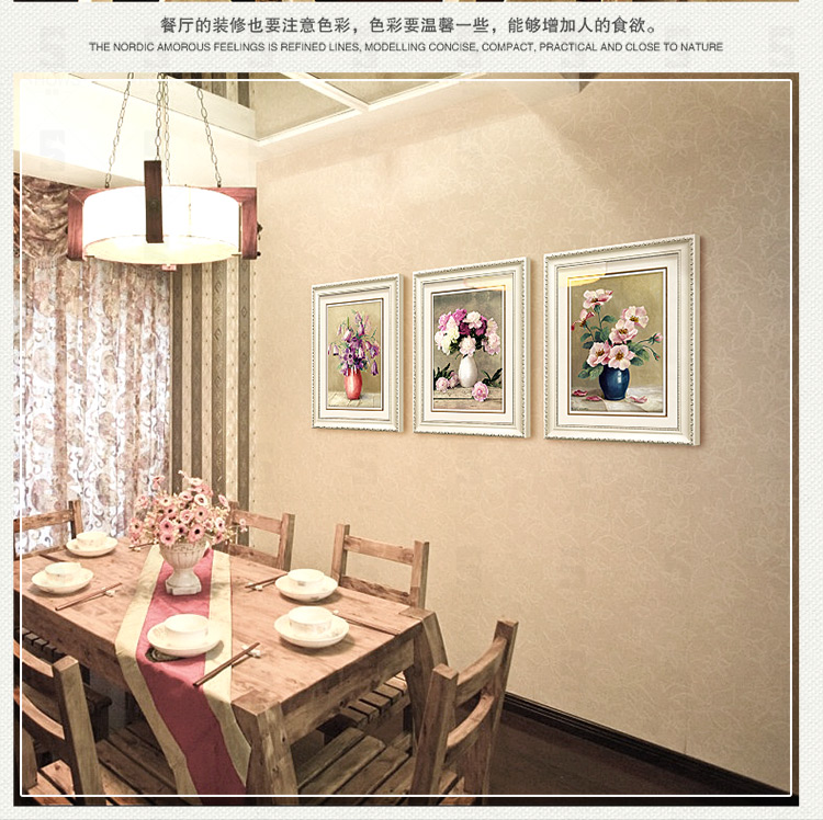 
                                        客厅装饰画餐厅壁画玄关油画墙画花韵3141 B款(单幅) 45cmX60cm                
