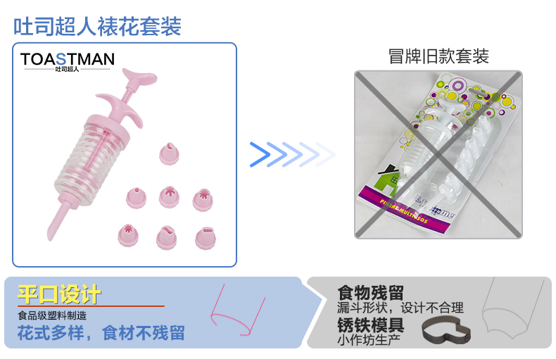 
                                        TOASTMAN 吐司超人 烘焙工具套装 烤箱DIY蛋糕模具 饼干披萨蛋挞 西点烘培套餐 烘焙套装全套                