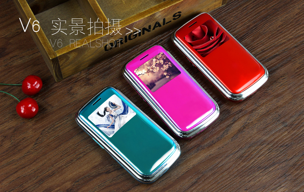 纽曼 (Newman)  V6 移动/联通/电信2G天翼CDMA翻盖老人手机双模双待三网通 红色