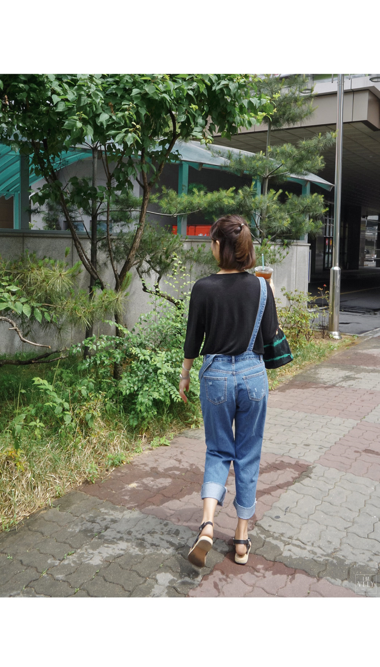 IG 2016春季新款大码学生牛仔背带短裤女连体吊带可爱宽松休闲韩版潮 M