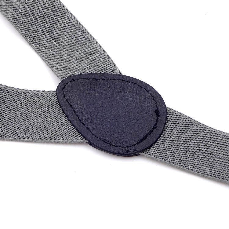 5cm男女通用背带夹松紧背带6夹吊裤带 六夹英伦弹力吊带夹 浅蓝色