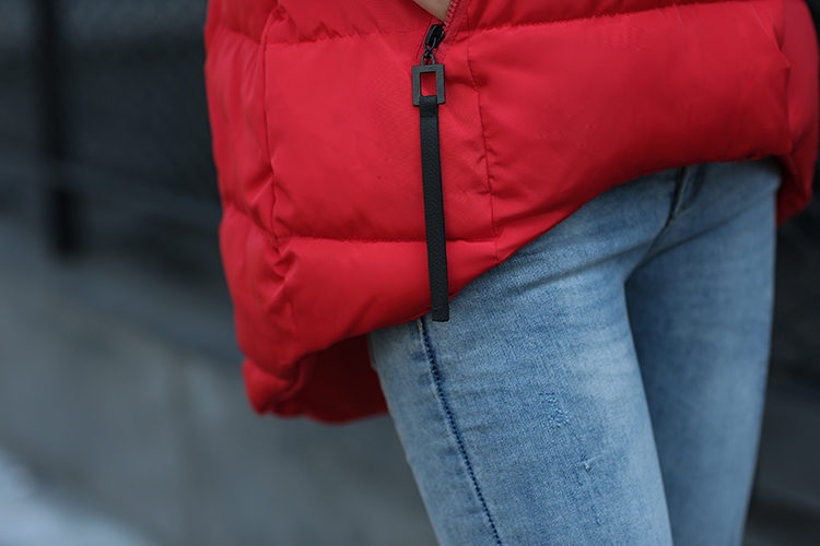 
                                        欧肯嘉 羽绒棉服上衣女马甲 韩版修身棉袄马夹外套女秋冬装宽松中长款棉衣背心 黑色 L                