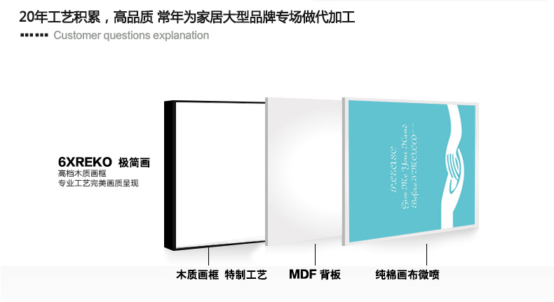 
                                        云图 卡通人物 装饰画现代简约客厅卧室儿童房沙发背景墙画挂画 黑色画框(ABC) 40*60(一套价)                