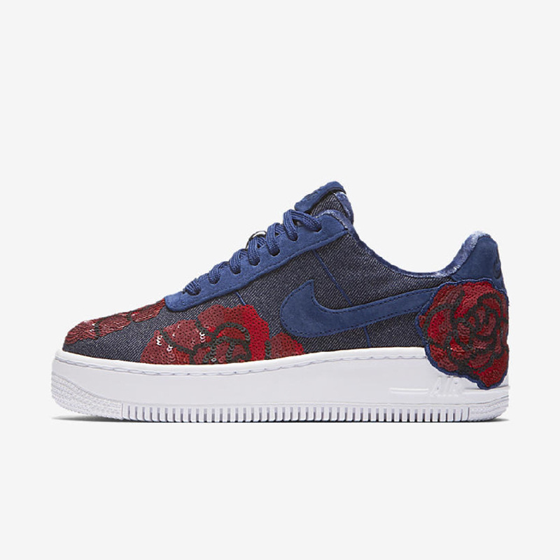 nikeairforce1空军一号女子花卉潮流运动休闲板鞋898421-401 898421
