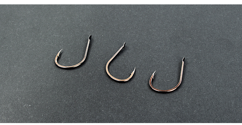 伊势尼散装鱼钩带倒刺鱼勾钓鱼配件4号50枚盒