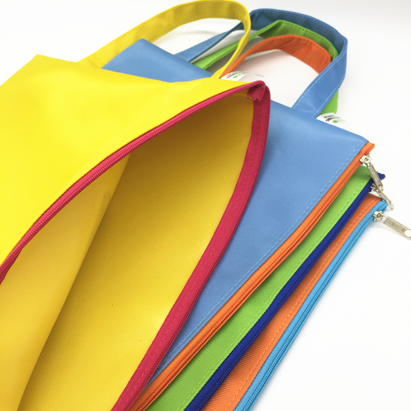 宝克学生袋学具袋科目袋文件袋a4学生布袋语文数学英语作业科目分类