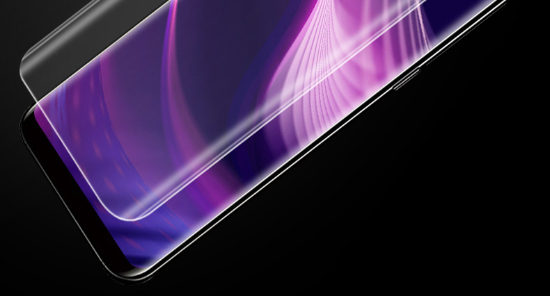 奇隽 三星s9/s9 钢化软膜高清非玻璃防爆全屏覆盖膜g9600曲面保护膜g
