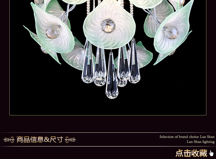 岚珊水晶灯创意吊灯具led餐厅灯时尚卧室灯现代简约客厅灯饰D185