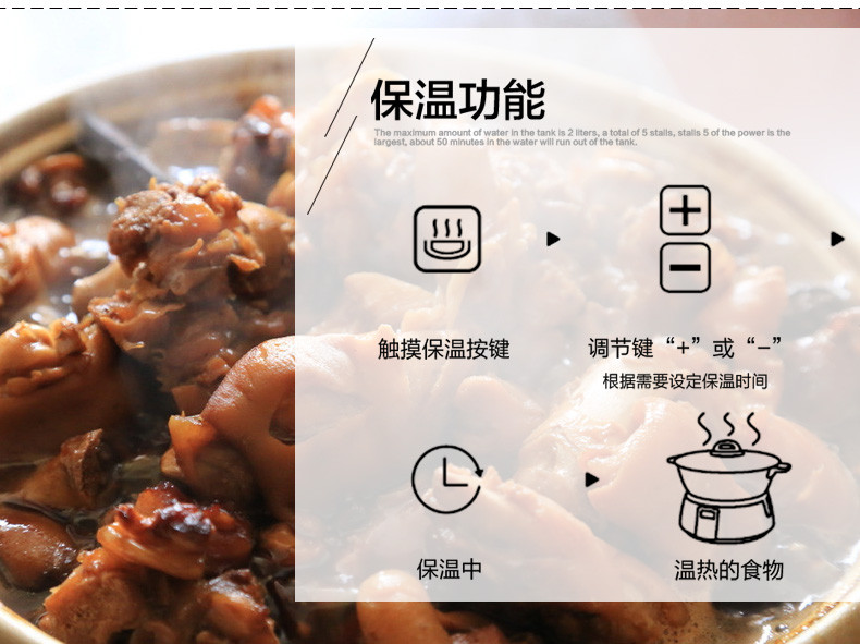 拓璞ES-005蒸汽料理不锈钢蒸笼电蒸锅料理机