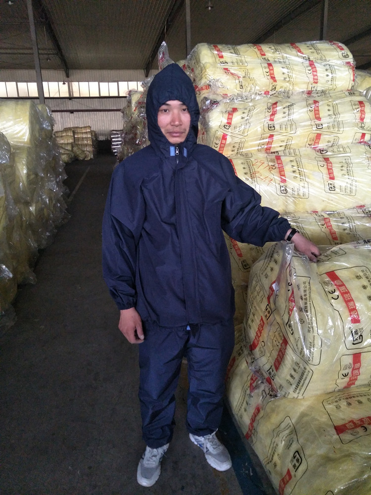 2018分体岩棉防护服 玻璃丝棉 纤维防尘 岩棉服 工作服 透气岩棉衣隆