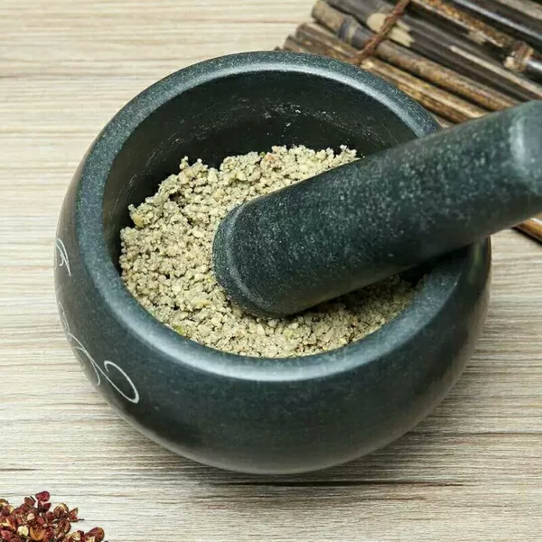 青石捣臼家用石臼石头对窝石盅手动压蒜器捣药臼复古中药研磨药钵