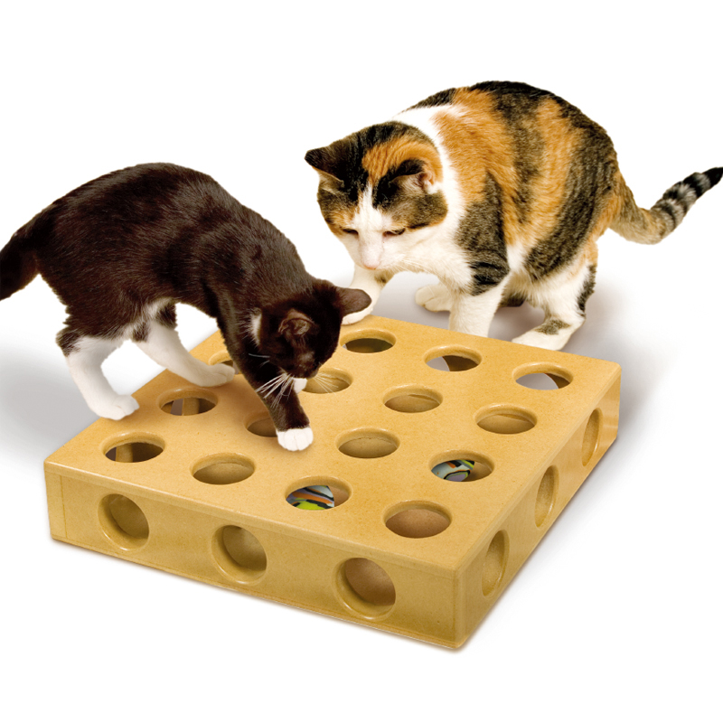 smartcat猫玩具16孔玩具盒猫咪玩耍用品宠物玩具益智猫咪自嗨解闷猫