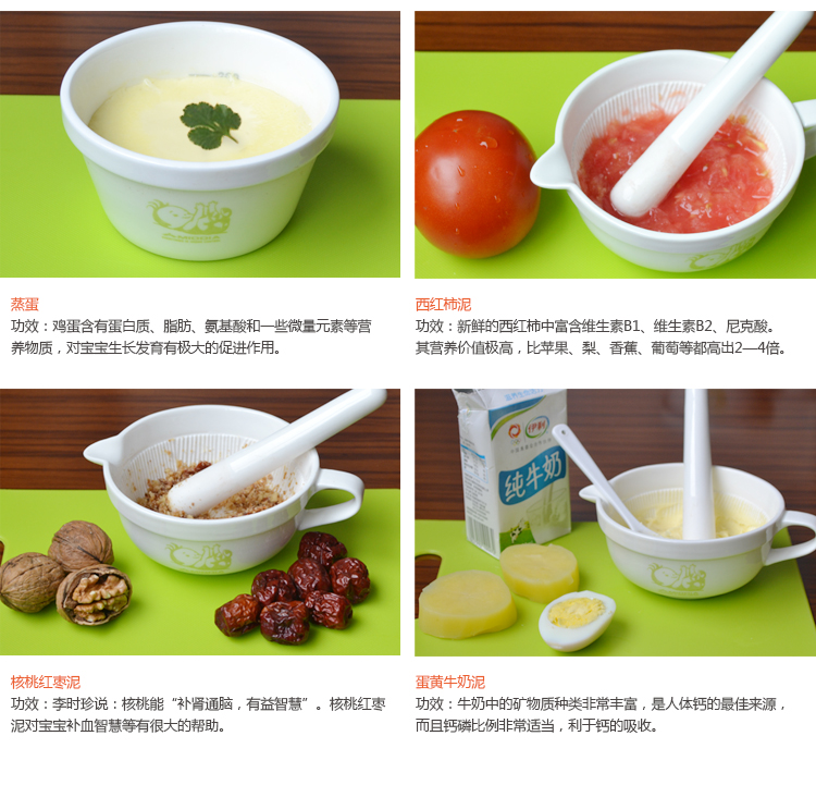
                                        美帝亚（MIDDIA）婴儿宝宝辅食料理餐具陶瓷全套装 陶瓷水果刀、陶瓷刨皮刀、研磨碗等                