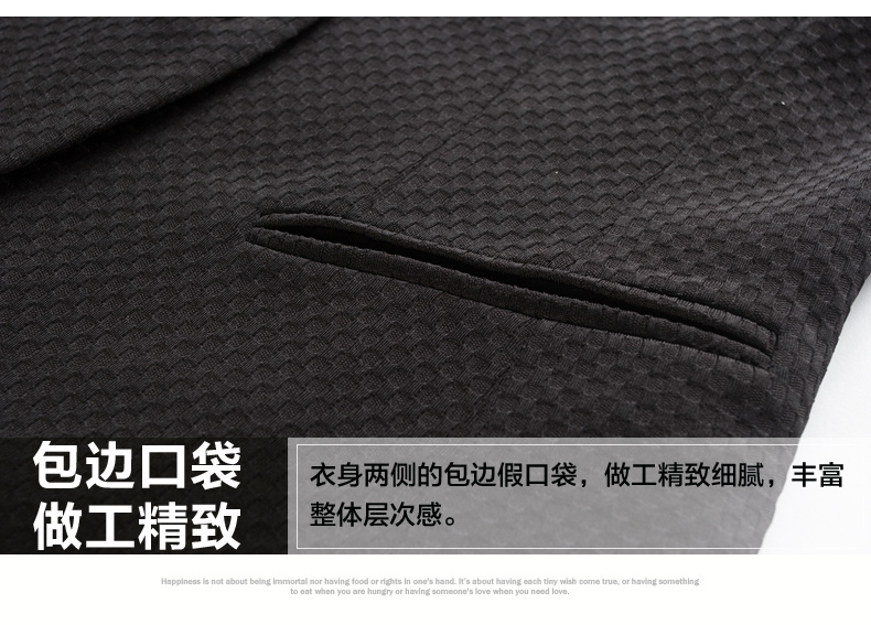侯纶2015新款小西装女秋装短款外套 韩版修身白色小西装 白色 M