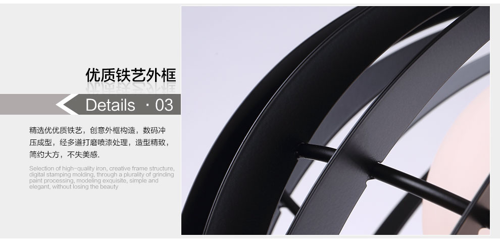 品拓 创意艺术现代简约美式乡村单头吊灯卧室餐厅吊顶灯聚吧台灯 白色单头(配led光源)
