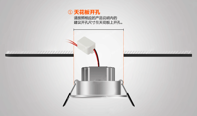 SAT照明cob射灯30W象鼻灯高档嵌入式360度旋转灯转角灯商场服装珠宝店展厅背景墙照明 象牙白30W 24度 4000K暖白光