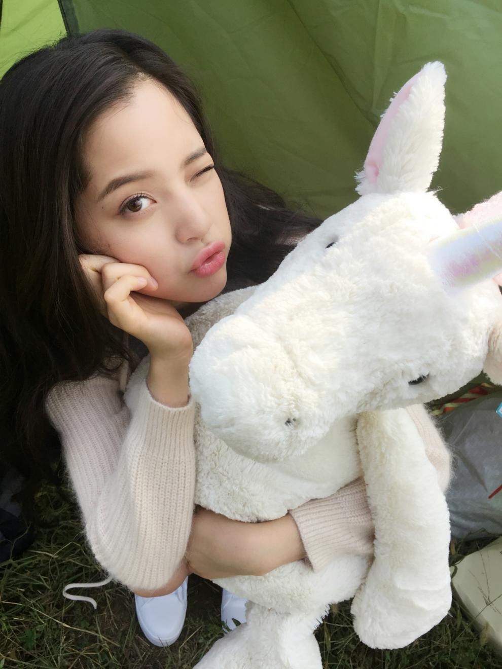 布娃娃毛绒玩具独角兽公仔欧阳娜娜可爱玩偶睡觉抱枕少女生萌韩国国庆