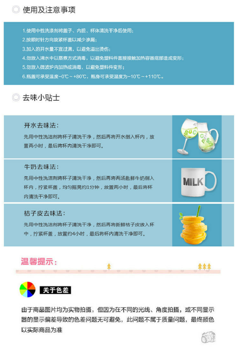 福兰得 柠檬杯 学生多功能现榨果汁搅拌杯 户外便携野餐野营榨汁机 橙色