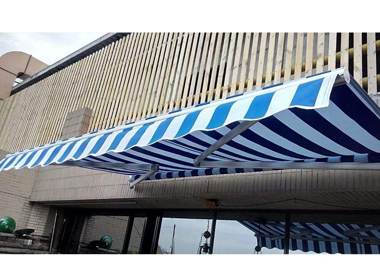 飞拓雨棚遮阳棚伸缩式雨棚折叠户外阳台遮雨篷窗户铝合金手摇帐篷商铺