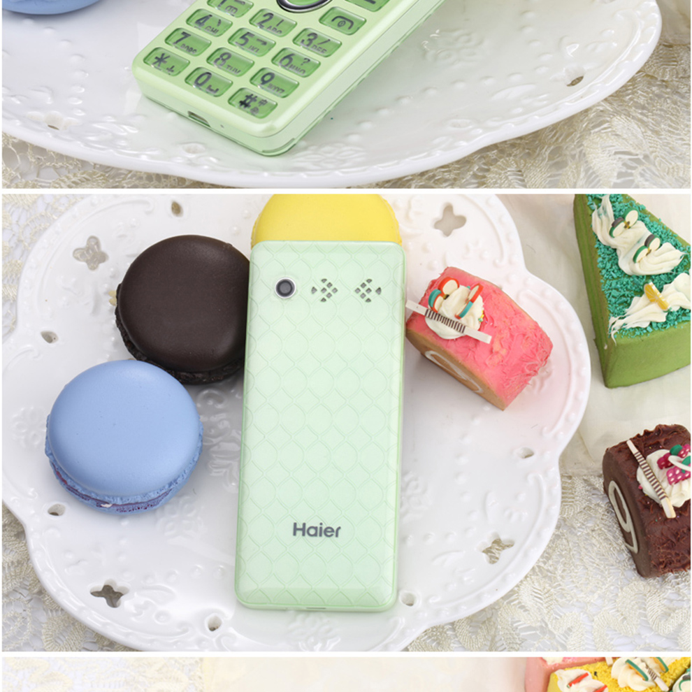 海尔 (Haier) M318 移动/联通 老人手机 梦幻紫