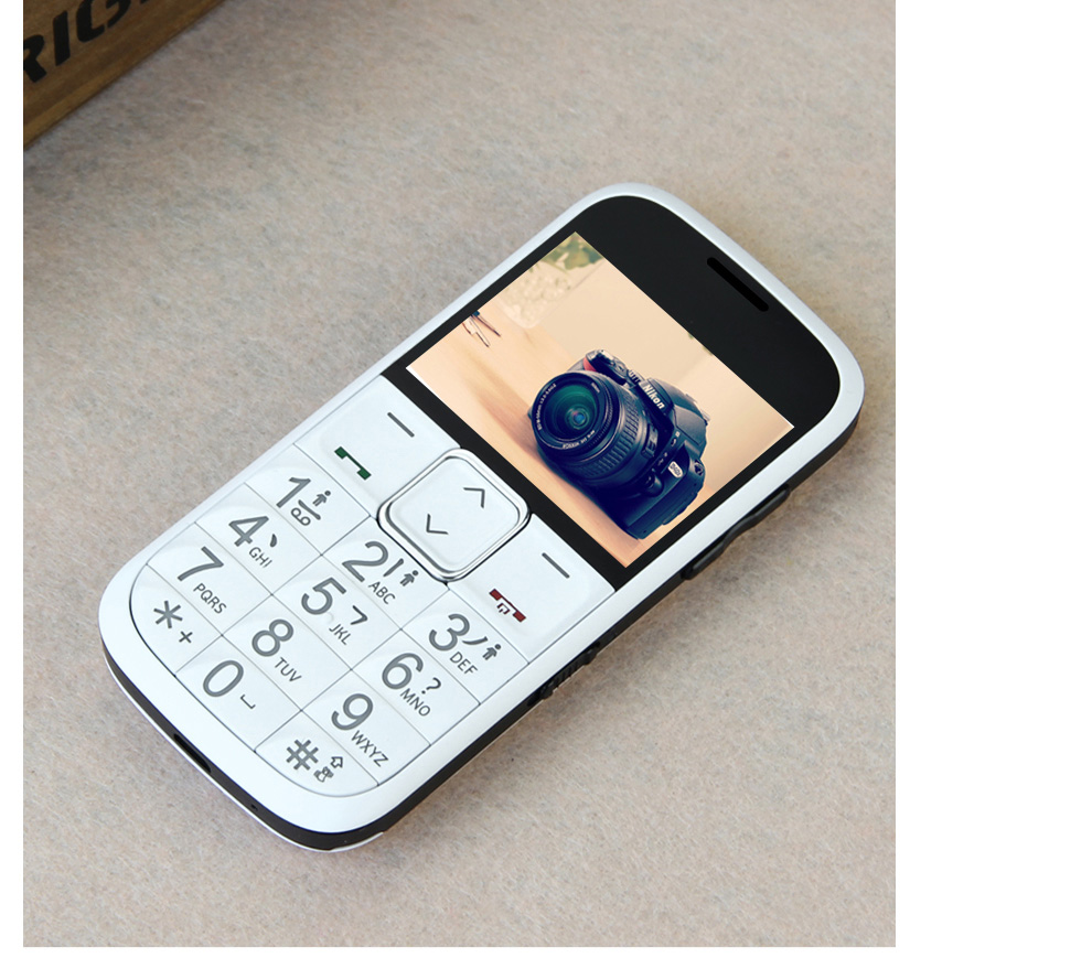 中兴（ZTE）L530G 移动/联通2G 直板键盘老人手机 红色