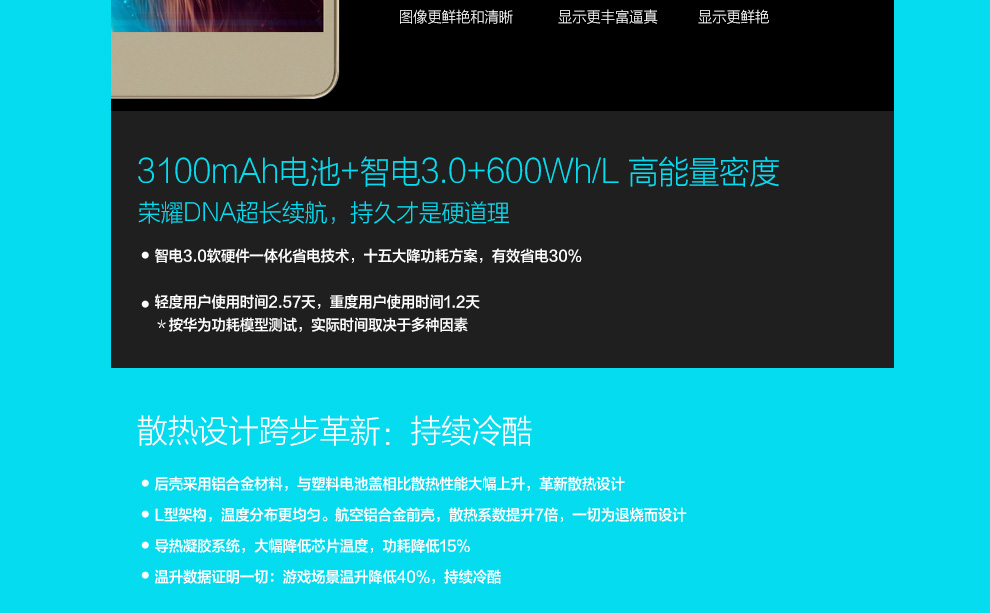 
                                        华为 荣耀7 4G双卡双待双通手机 冰河银 移动4G(16G ROM) 标配                