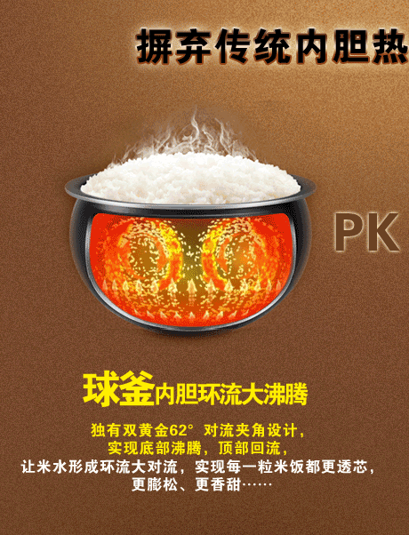 苏泊尔球釜电饭煲智能预约可视窗 4升40FZ16Q