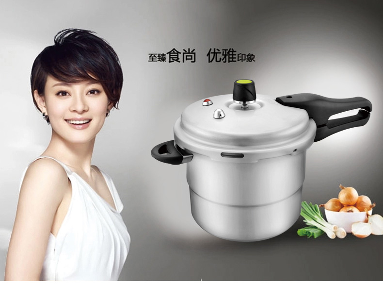 
                                                            爱仕达（ASD）压力锅硬氧六保险铝合金高压锅 YL22B2WG 22CM 明火燃气适用                
