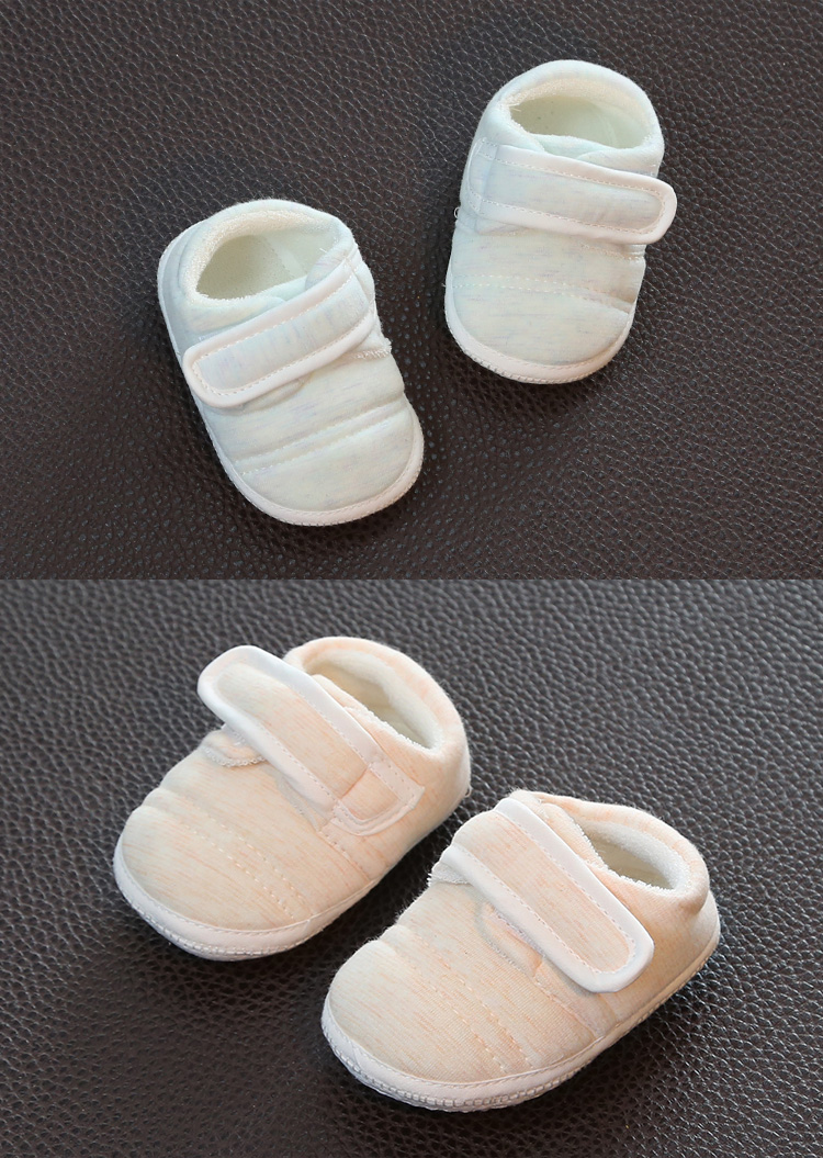 婴儿鞋0-3-6个月春秋新生儿小鞋子布鞋软底宝宝学步鞋步前鞋透气 11码