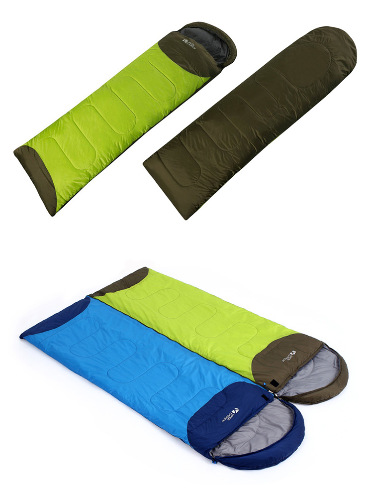 牧高笛 登山露营成人可拼接单人信封式棉睡袋 xy-轻薄款 nxl1433006-a