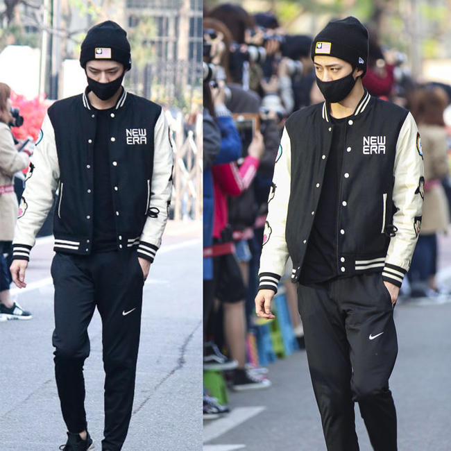 佧狄斯堡2015EXO二巡吴世勋同款哆啦A梦机器猫NEWERA棒球服情侣优质版 黑色 M