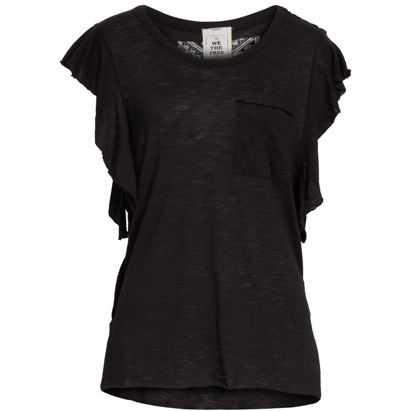 自由人(free people)奢侈品女装 so 舒适t恤 1557735040 black 小码(s