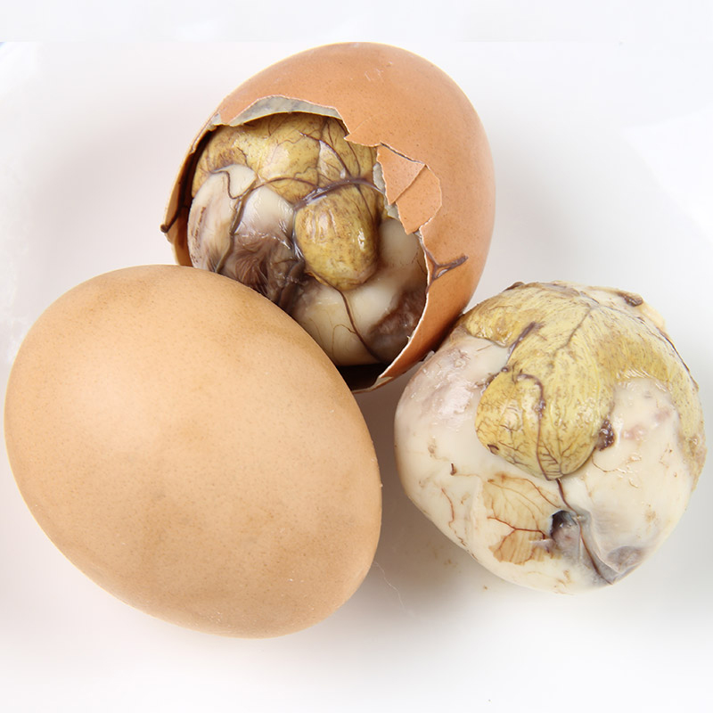 博多客活珠子毛蛋毛鸡蛋鸡胚蛋鸡胚胎旺鸡蛋鸡宝熟蛋20枚