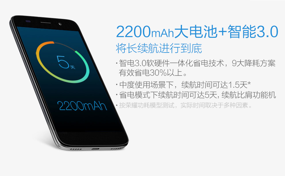 华为 荣耀4A 双卡双待 4G 智能 华为手机 白色 移动4G定制版