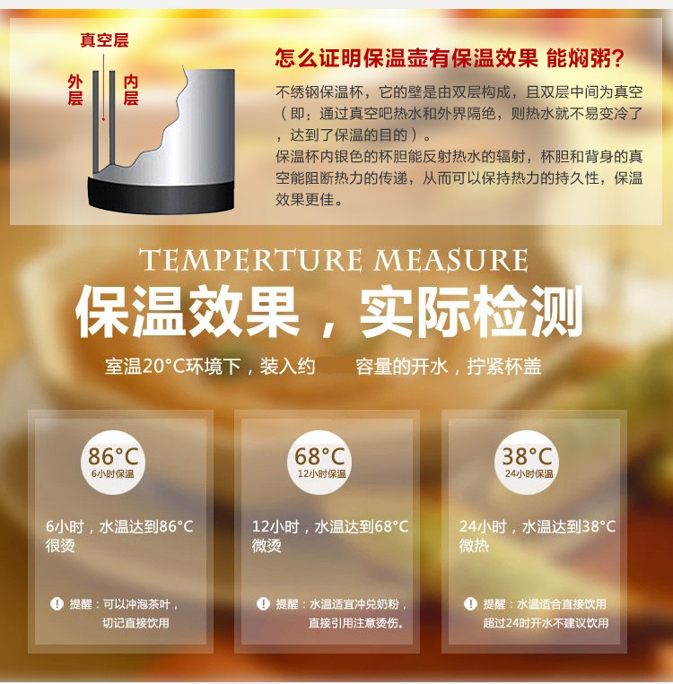 
                                                            联通 加厚 大容量2.0L 双层不锈钢真空保温提锅保温桶多层保温便当饭盒1.6L 焖烧壶 真空保温桶1.6L(适合1-2人使用)                