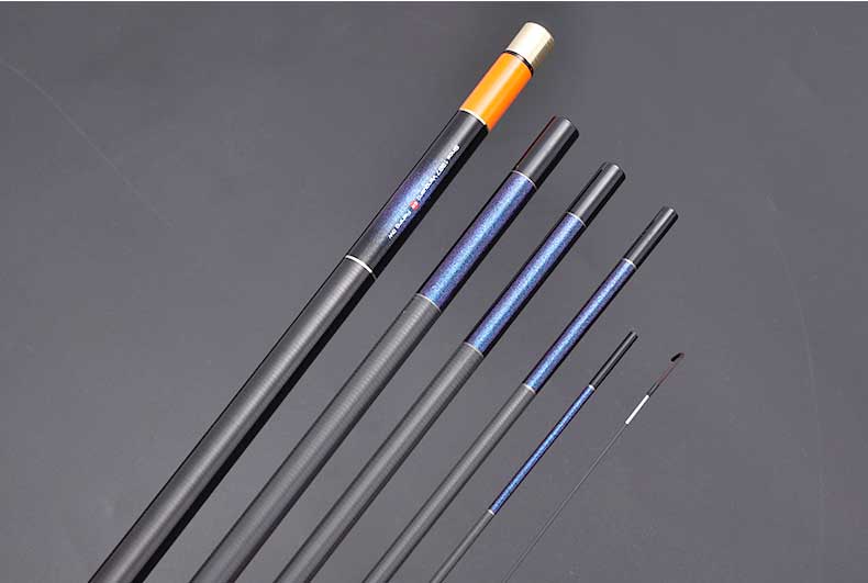 光威海纹粹碳素鱼竿超轻超硬 台钓竿 鲤鱼竿 钓鱼竿 渔具 7.2米