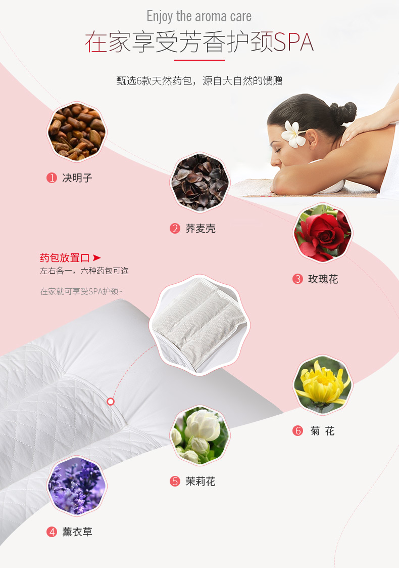 阳阁 双人枕头 长枕头双人枕1.2米1.5米枕芯双人护颈枕 荞麦枕头 决明子枕头 送 荞麦壳+荞麦壳 48*150cm 全棉品质