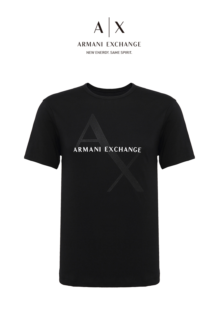 armaniexchange阿玛尼奢侈品男士短袖针织t恤衫8nzt76zjh4zred1400l