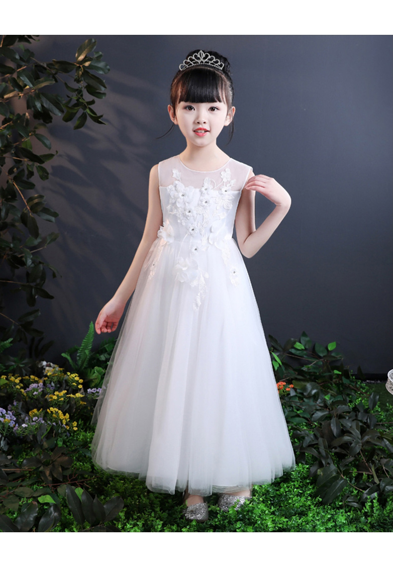 童装女童连衣裙秋冬季儿童加绒网纱公主裙2020韩版中大童蓬蓬长裙婚纱