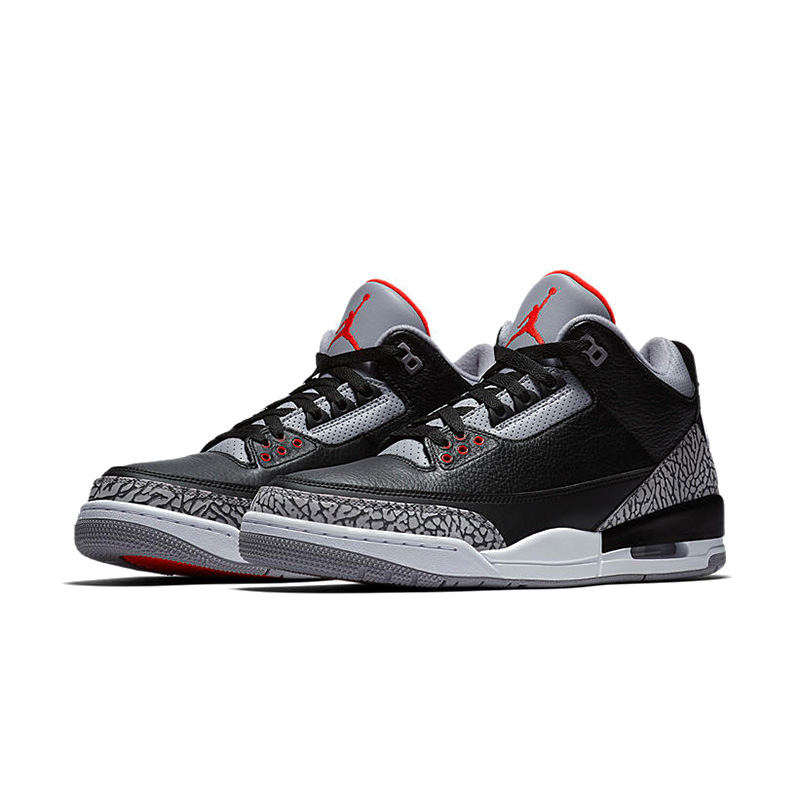 nike air jordan 3 aj3 乔3男子篮球鞋854262 136064 cv3583 水泥灰ct