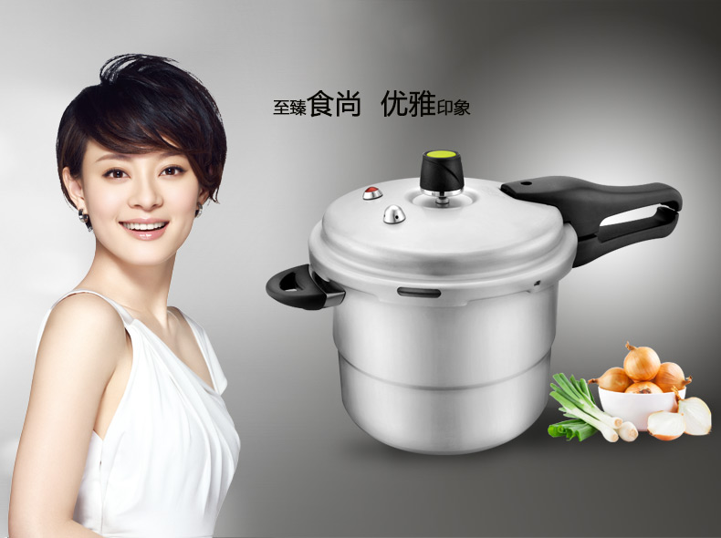 爱仕达高压锅六保险铝制T型压力锅 JXT7522  22CM 燃气专用