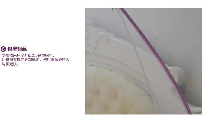 
                                                            迷你屋玲珑蒙古包蚊帐 不用安装的好蚊帐 1.2米床                