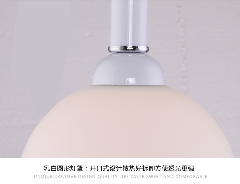 现代简约led餐厅吊灯三头水晶餐桌灯吧台灯饭厅过道餐吊灯饰8867 灯具+黄光led灯泡
