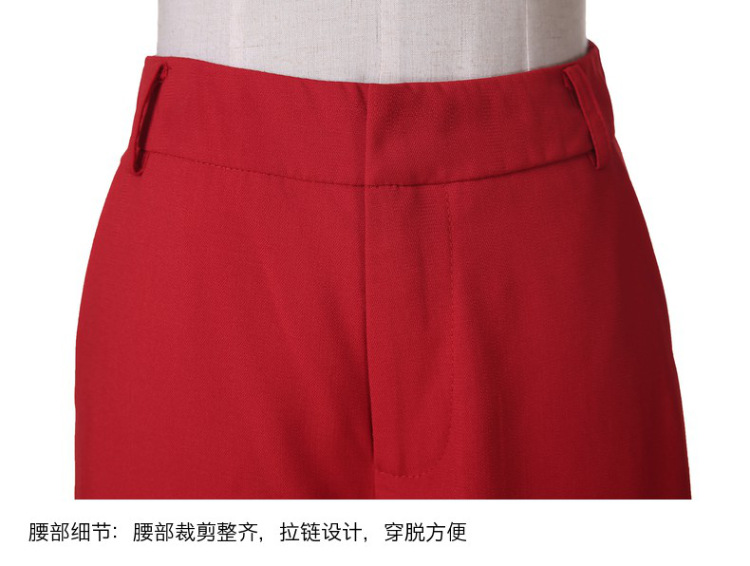 皇厚服饰2015夏装新款阔腿裤潮时尚百搭高腰九分裤子 黑色 L
