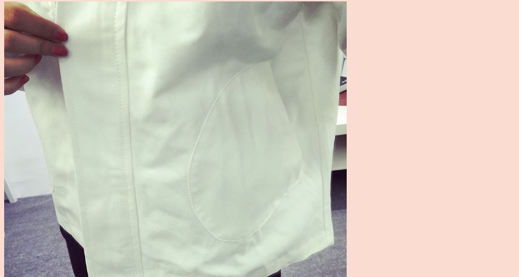 公主蓬特春秋连帽抽绳简约原宿风薄款长袖工装外套夹克女学生潮G 驼.色 M
