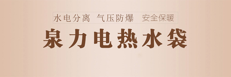 泉力可爱卡通毛绒电热水袋暖手宝电暖宝宝 充电防爆电热袋电热宝电暖袋暖脚袋暖腰宝已注水双插手 灰色-可爱猫咪