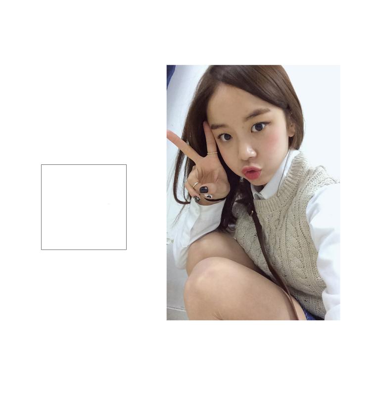 羊奈2015秋装新款百搭宽松侧开叉针织麻花背心毛线马甲套头毛衣 杏色 均码