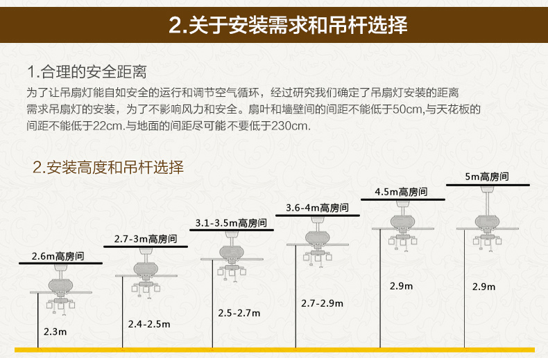金幻吊扇灯风扇灯奢华水晶灯具客厅餐厅吊灯 52寸壁控版LED4W+18W必须2火1零线